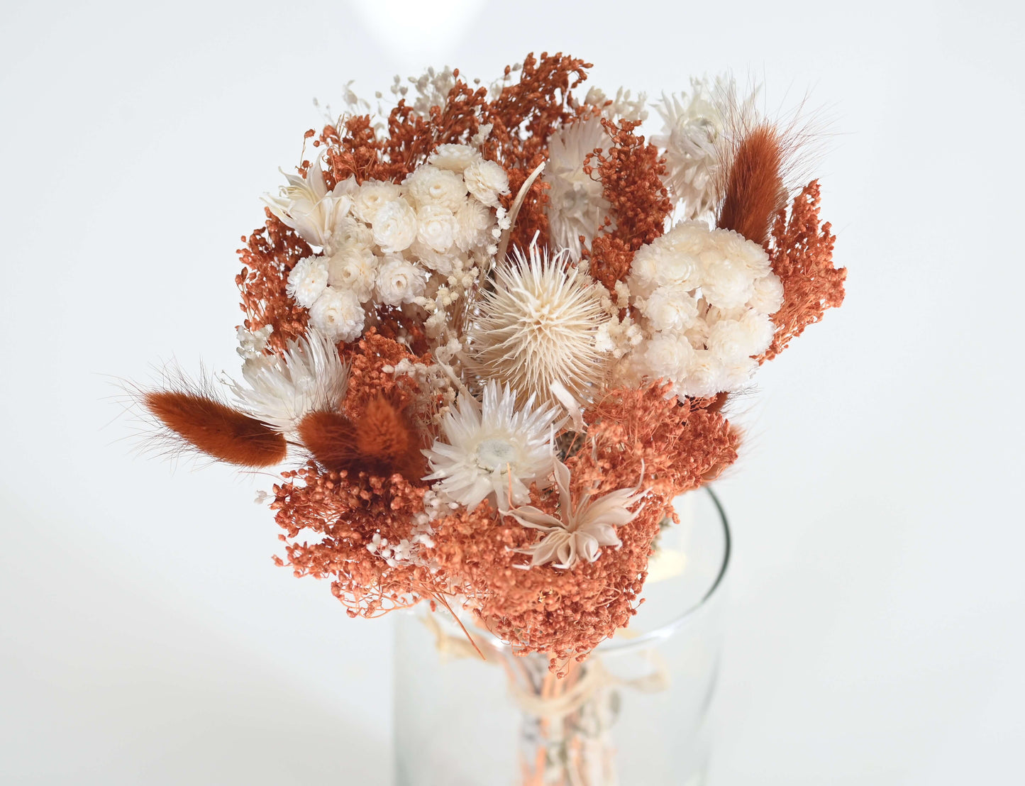 Lueur d'Automne - Bouquet de fleurs séchées - couleur ambre
