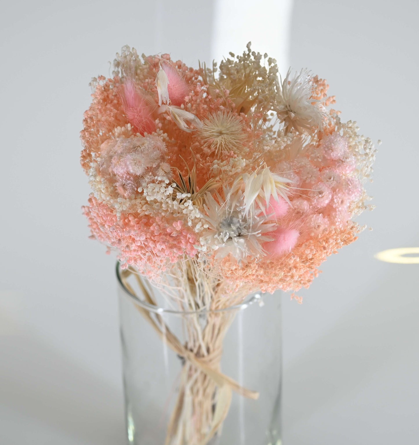 Eclat de Rose - Bouquet de fleurs séchées - couleur rose pâle