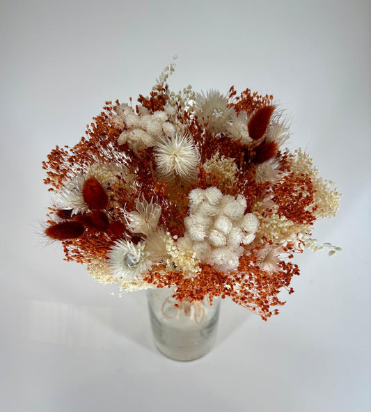 Eclat d'Ambre - Bouquet de fleurs séchées - Mokka